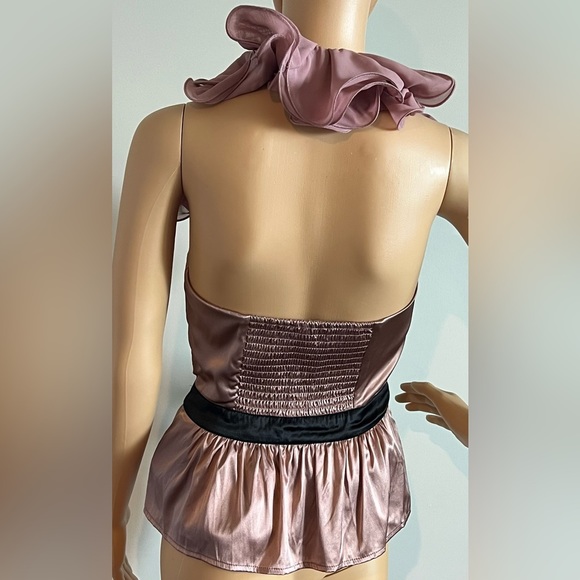 bebe Mauve Ruffle Tank Top - Picture 2 of 3